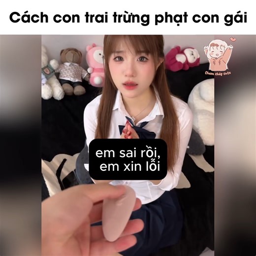 Làm gì để con gái nhận lỗi 😌 #chemchepcute | Chem chép cute