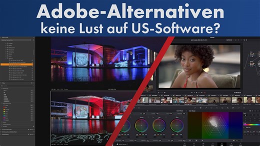 Alternativen für Foto- und Videobearbeitung | Keine Lust mehr auf Adobe & Co?