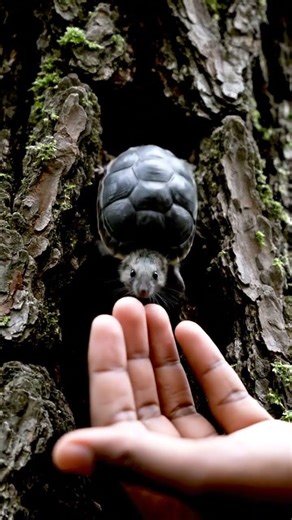 Tiny Mouse–Turtle Creature Peeking From a Tree Hole ❄️🐭🐢 Have You Ever Seen This? | Episode 83\n\nIn