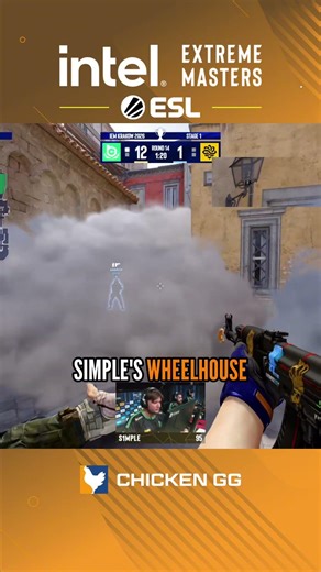 s1mple 1v4 Clutch to Close out the Game 😱