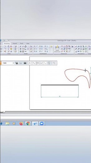 Points and Curve Command in Solid edge software #caed #solidedge #vtu #viralshorts