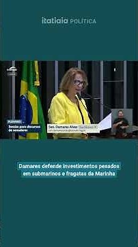 Damares defends heavy investments in submarines and frigates for the Navy.