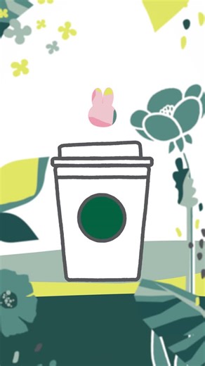 Starbucks Coffee Australia on Instagram: "spring’s well and truly in bloom. but gorgeous flowers aren’t the only thing making an appearance... 🐰🌷👀 #StarbucksMiffy"