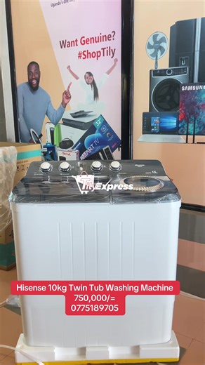 Hisense 10kg Twin Tub Top Loading Washing Machine WSBE101- White #hisense #hisensewashingmachine #washingmachine #washerdryer