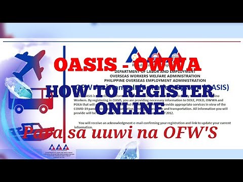 OASIS-OWWA REGISTRATION How to Register Online (Step by Step Guide)