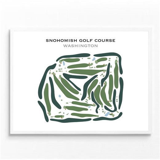 Snohomish Golfbana, WA | Karta över golfbanor, golfkarta, golfpresent till honom, scorekortslayout, golfpresent till pojkvän, konsttryckdekor - Etsy Sverige