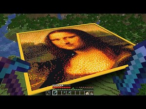 I Built the Mona Lisa in Minecraft