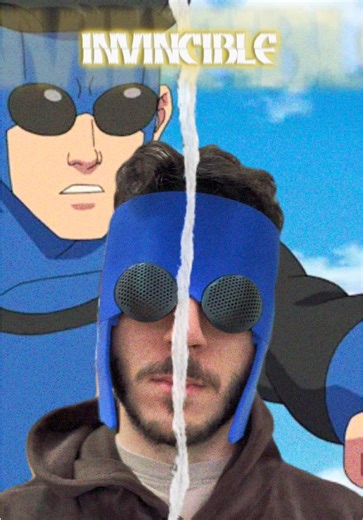 Invincible Mask, one of the easiest projects I’ve done in a while. STL file by Javiles. #invincible #mask #cosplay #diy #3dprinting