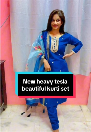 Stylish Turquoise Punjabi Kurti Set for Women