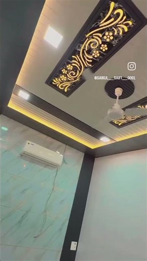 PVC cieling bedroom design #new #trendingshorts 💗💗💗