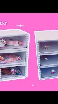 DIY Desk Organizer 💗 easy craft ideas | how to make | art and craft | girl crafts | School Supplies