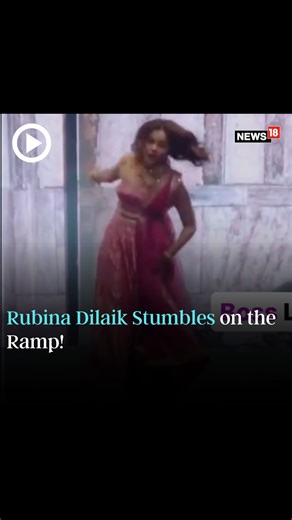 Rubina Dilaik Steals the Show on the Ramp! 🌟 After a little stumble, her next move is a must-watch #RubinaDilaik #Rampwalk #stumble #Rampwalkfail #rampwalkvideos #bollywood #fashion #Viral | News18
