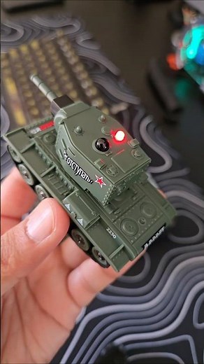 Mini Infrared RC Tank Review • 1:64 Battle Tank Under 7 cm