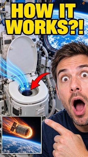 What Happens to Astronaut Poop in Space? The Truth Will Shock You!#NASA #SpaceToilet #AstronautLife