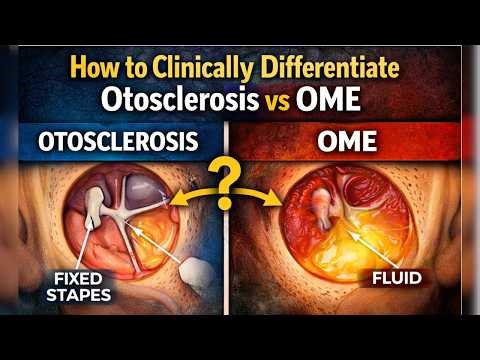 Otosclerosis vs OME | How to Clinically Differentiate in 5 Minutes (Audiology Guide)
