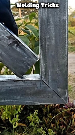 Very good idea tricky corner connection #weldingtricks | Welding Trick