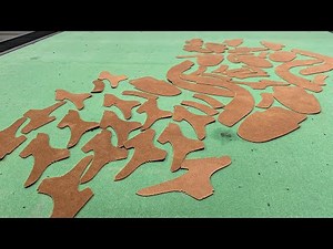 CNC Leather Cutting Machine | Full Process of Grading and Automatic Leather Cutting