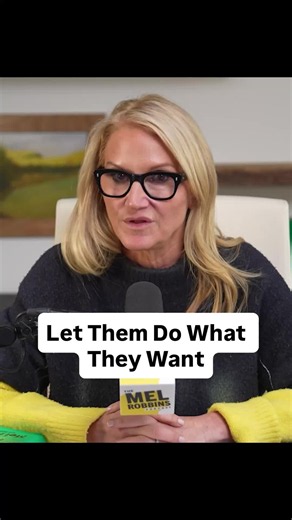 Let Them think, feel, and do whatever they want. Then Let Me remind myself that I get to choose whether or not I take this personally and what my next step is. Hear more on this episode of The Mel Robbins Podcast 🎧