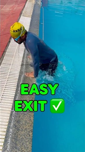 Struggling to Get Out of the Pool? 😳 Easy Fix You Must Try #shorts