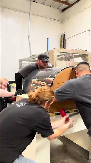 Thermoforming a Giant Polycarbonate Airplane Windshield | Full Process #acrylicfabrication