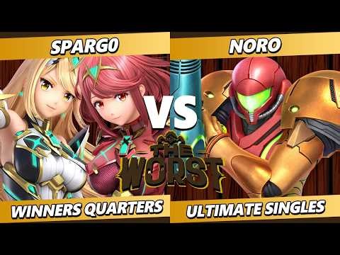 The Worst 15 - Spargo (Pyra Mythra) Vs. Noro (Samus) Smash Ultimate - SSBU