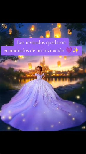 Invitación Digital 15 Años Rapunzel Mágico