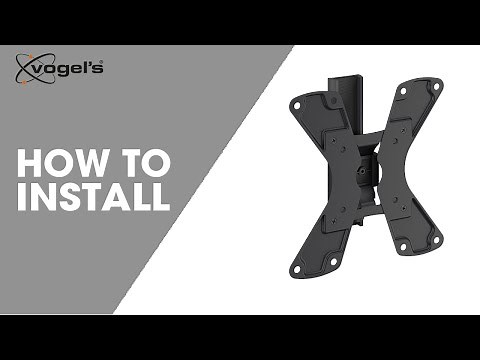 WALL 1120, WALL 1125, WALL 1145 | How to install | Full-motion TV wall mount | Vogel's