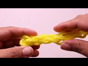 Back Splice - using a 3-strand rope