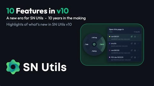 10 features of SN Utils v10 | SN Utils | 28 comments