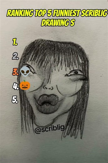 top 5 funniest Scriblig drawings 😭😭🔥🔥