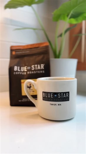 Good mornings begin with a good Morning Blend. ☀️ #alwaysgood #coffeeforcoffeelovers #twispwa #methowvalley #coffeeroaster #bluestarcoffee #coffeetime #freshroasted #morningblend #morningcoffee #goodmorning | Blue Star Coffee Roasters