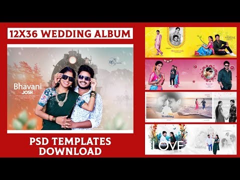 12x36 Best Wedding Album PSD Templates Download | NN PHOTOSHOP