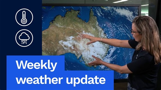 Weekly Weather Update: Cloud band for eastern Australia and cold fronts through the south Video current: 1:00pm AEST Monday 5 August 2024 For the latest forecasts and warnings go to our website www.bom.gov.au or the BOM Weather app. | Bureau of Meteorology