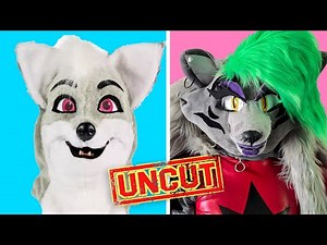 *1 HOUR* Transform a cheap Spirit Halloween mask into a FNAF Roxanne Wolf mask with me
