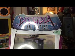 DISSIDIA: Final Fantasy arcade machine unwrapping!
