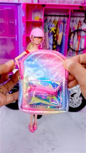 Satisfying With Unboxing Barbie Wardrobe Toys, ASMR Video #shorts