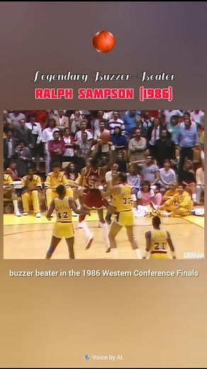 Legendary Buzzer-Beater | Ralph Sampson vs Lakers (1986 WCF)