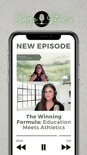 Curiosity, careers, and champion-level students! 💡🏅In this Sage Studio episode, Tiffiny Webster and Sage Oak teacher Lexy Peterson dive into how we empower learners—especially those chasing athletic dreams—to explore their passions and prepare for the future. ⭐️ Watch now through the link in our bio, and don’t forget to subscribe to the Sage Studio podcast so you’re always first to hear new episodes! 🎥 📲 #SageOak #SageStudio #CareerReadiness #VirtualLearningAcademy #CollegePathways #CareerTe