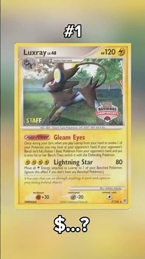 Top 10 Most Valuable Luxray Pokémon Cards — #10 to #1