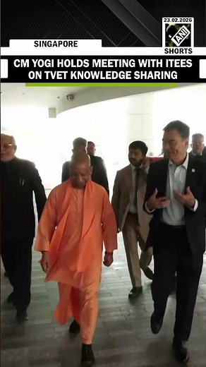 UP CM Yogi Adityanath visits Singapore’s ITE College Central, explores Aerospace Centre
