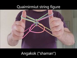 Quairnirmiut Inuit string figure Angakok ("shaman")