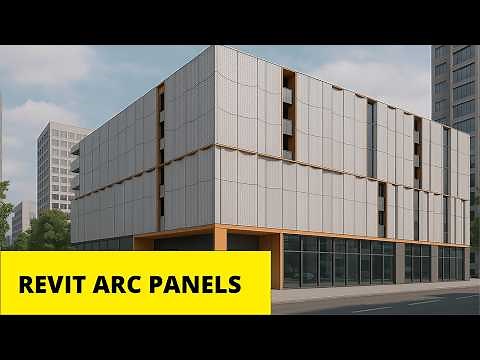 Using Formulas to Create Curved Panels in Revit