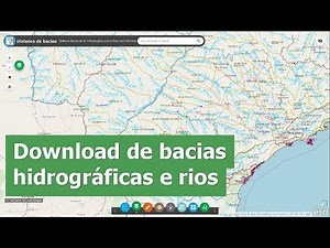 Baixar bacias hidrográficas e rios nos metadados da ANA