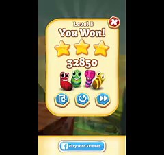 The more stars you get when you complete a level, the more bees will celebrate you :) Can you guess the song that inspired this tune? :) | Bee Brilliant