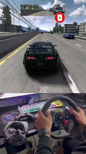 Boosted MK4 Supra takes on No Hesi traffic with pure 2JZ power.