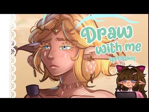 Draw w/ me ✧ Dragon Zelda | Clip Studio Paint | Speedpaint
