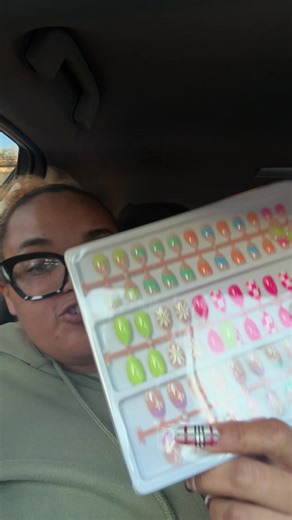 Cute Acrylic Press-On Nails for Kids from EBANKU