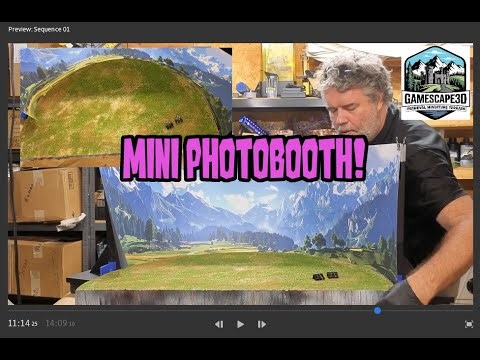 Mini Photobooth Backdrop System for Documenting Your Miniatures and Terrain.