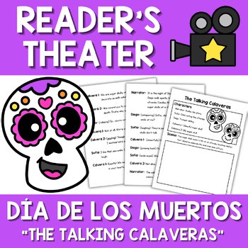 Calavera Day of the Dead | Día de los Muertos Readers Theater Skit Activity Fun