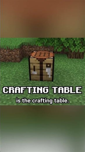 crafting table or workbench